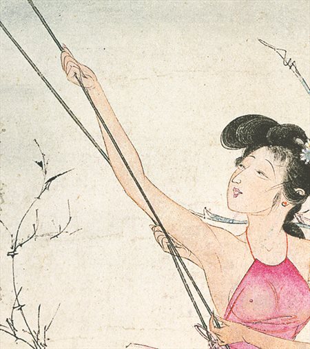 鄢陵-胡也佛的仕女画和最知名的金瓶梅秘戏图